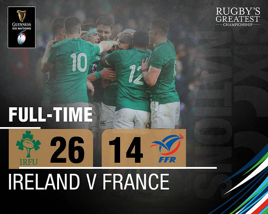 Ireland v France FT Six Nations 2019